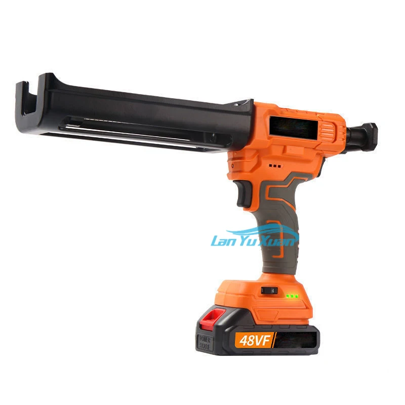 21V Electric Caulking Gun with 2 Lithium Battery  Automatic Adhesive Gun Beauty Seam Glue Electric Silicon Gun