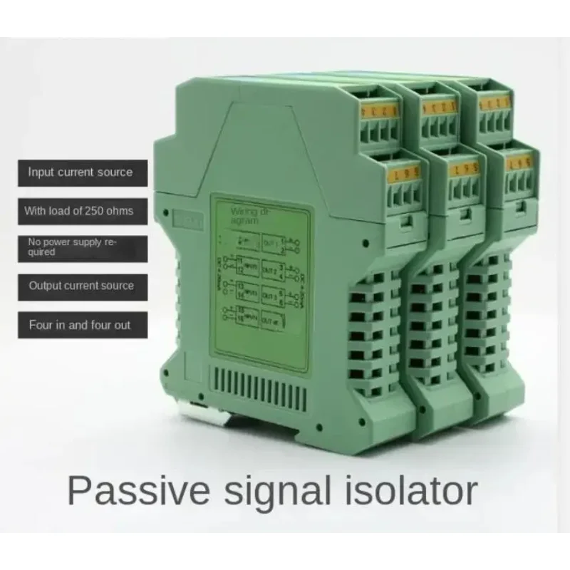 1pcs Passive Signal Isolator 4-20mA One Input One Output/two Output/four or Multi-channel Current Transmitter