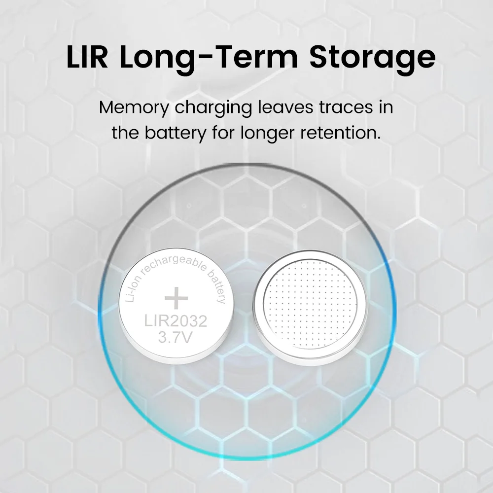 Rechargeable Button Battery Charger for LIR1025/1220/1254/1620/1632/2016/2025/2032/2430/2450 Type C Port Charging Battey Power