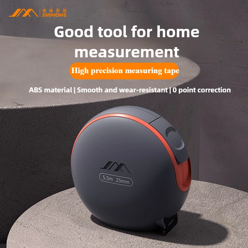 

JIMIHOME 5.5M/3.5M Auto Lock Portable Coated Steel Ruler with Brake Wear Resistant Measuring Tool