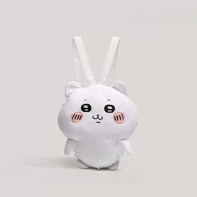 

Cartoon Chiikawas Usagi Figure Plush Backpack Travel Stuffed Soft Doll Throw Pillow Sofa Cushion Children's Birthday Gift Toy
