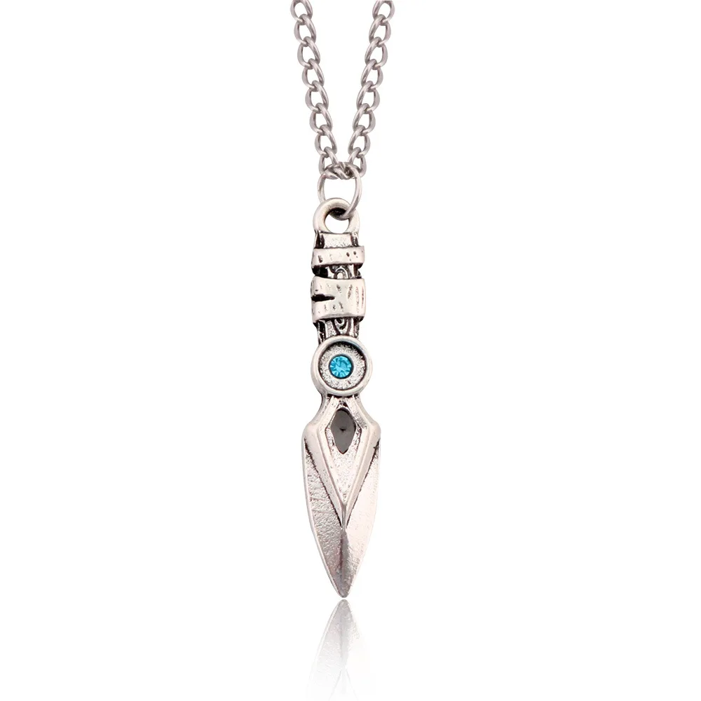 Duelist Jett Storm Spinning Blade Necklace Exquisite Pendant Cosplay Jewelry