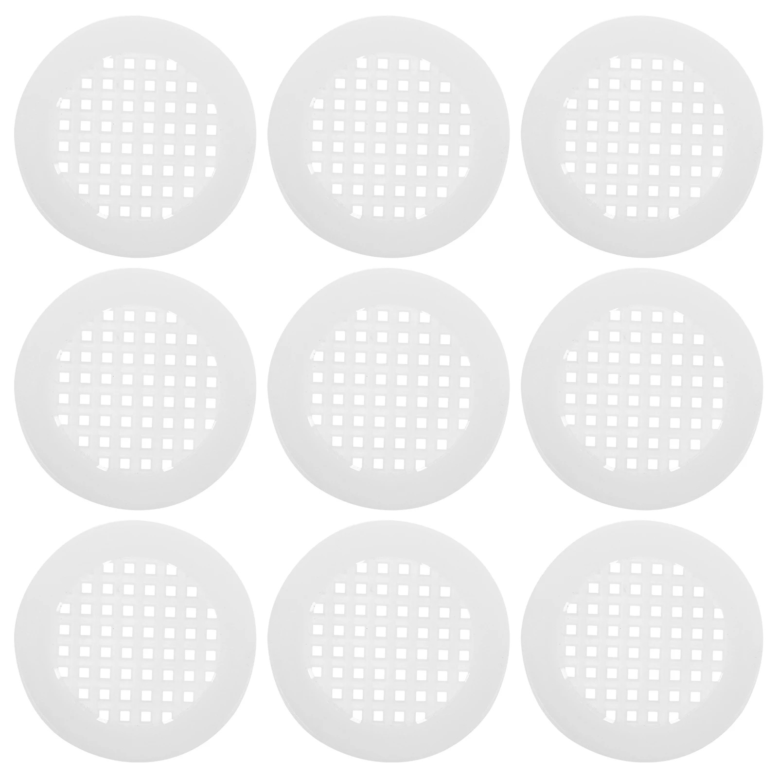 20 قطعة غطاء فتحة التهوية المستديرة لباب الخزانة نظام تهوية سوفيت تحت غطاء ديكور تدفق الهواء للخزانة سهل التركيب بدون أدوات