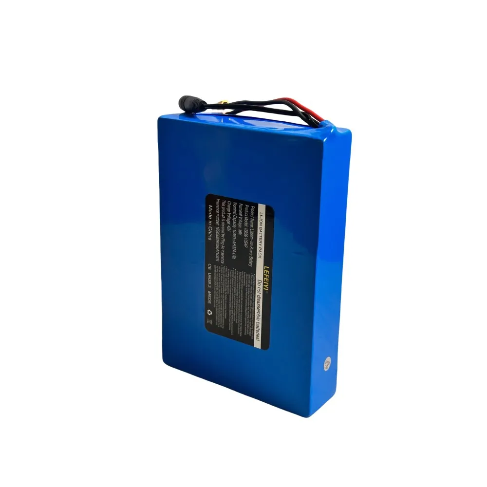 36V 10S4P 10.4Ah high-capacity lithium battery,suitable for electric bicycles and scooters. High power battery with built-in BMS