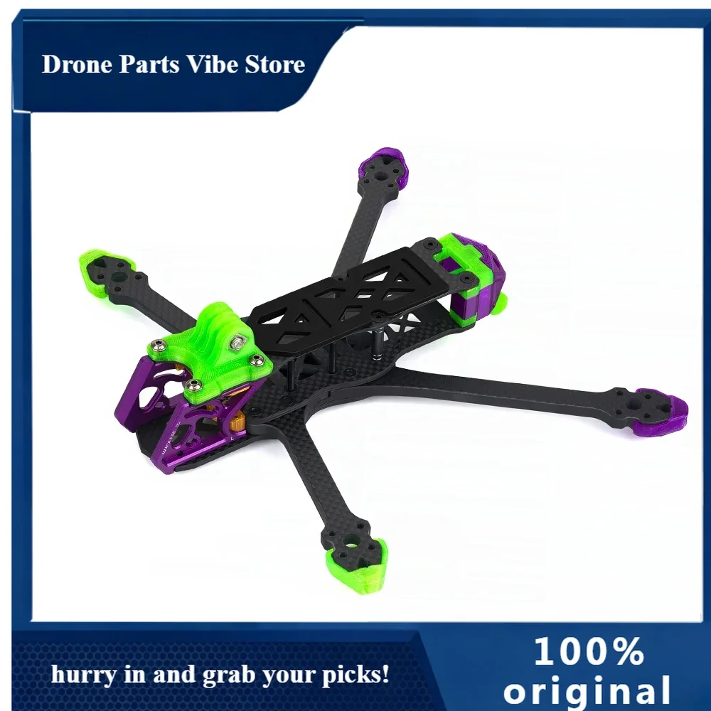 

Рама FyAxisflying Manta 5 SE DC для 5-дюймового FPV-дрона для фристайла, запчасти для сборки FPV-дронов