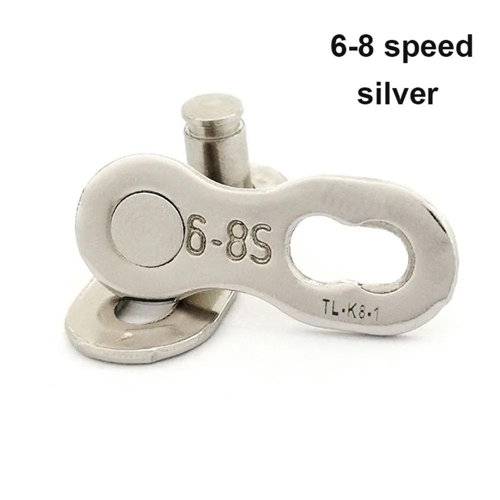 1 pair 6-8/9/10/11s MTB Speed Buttons Bike Joint Quick Master Link Chain Lock Set Bicycle Connector