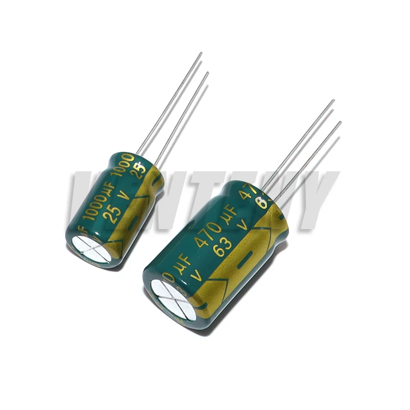 High Frequency Low Aluminum Capacitor 25V 35V 50V 63V 6.3V 10V 16V 80V 100V 250V 400V 450V 10UF-10000UF 22UF 100UF 220UF 470UF