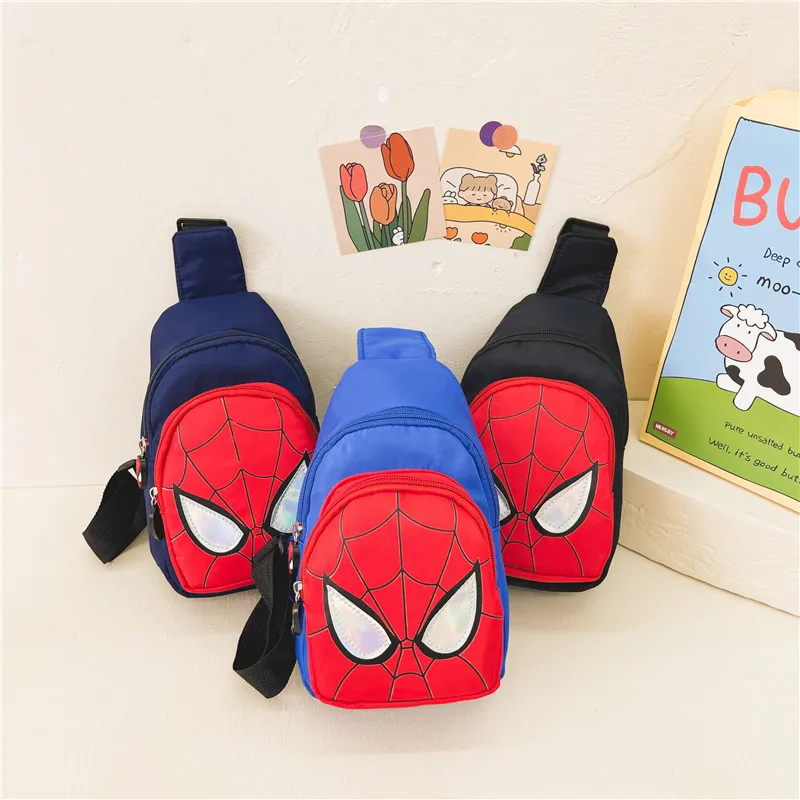 Disney Marvel New Children\'s Shoulder Backpack Spiderman Pattern Large Capacity Bag Casual Student Boys Girls Bag