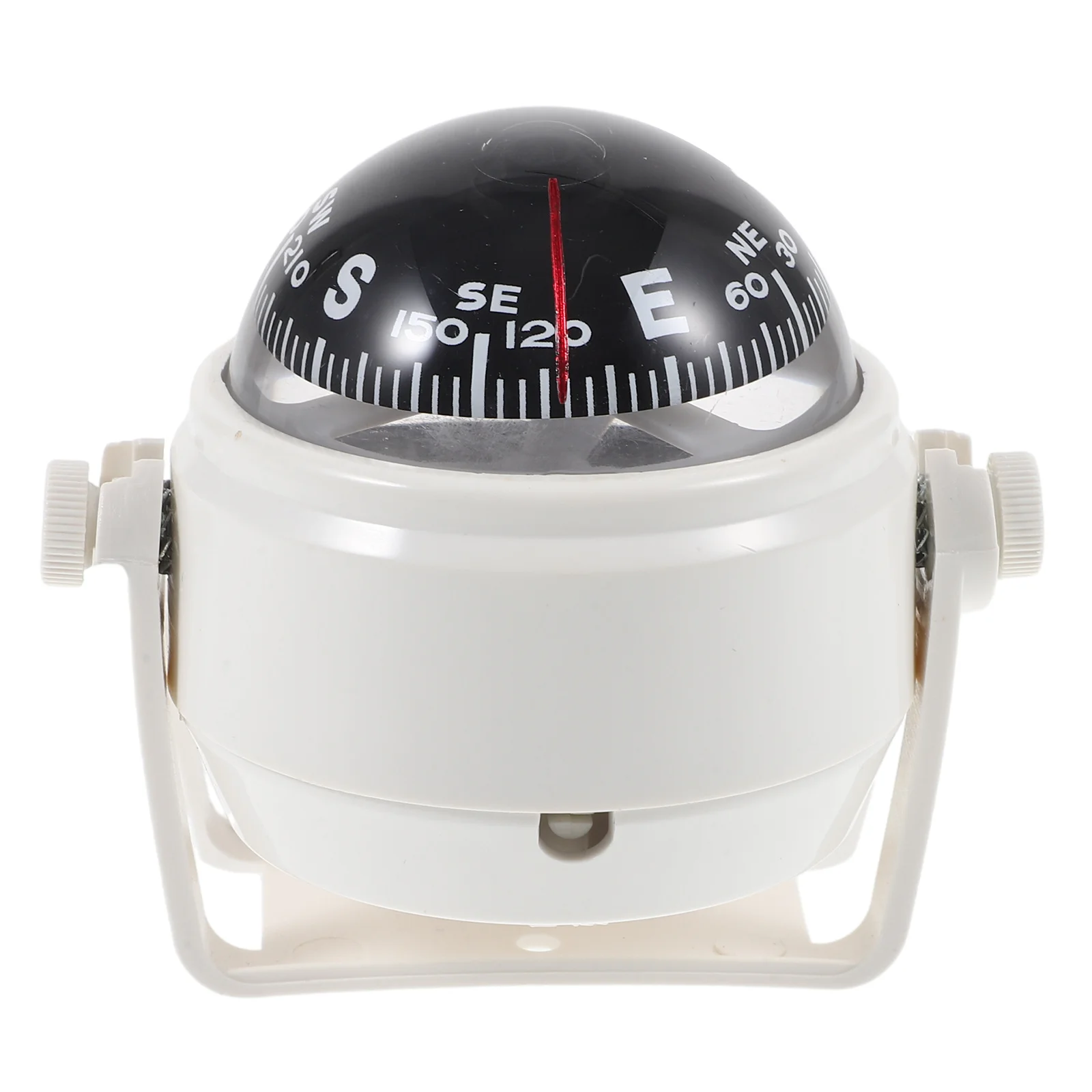 كرة بوصلة السيارة عالية القوة من الأكريليك على شكل دائري لتزيين لوحة القيادة للسيارات مناسبة للملاحة في شاحنة قارب السيارة