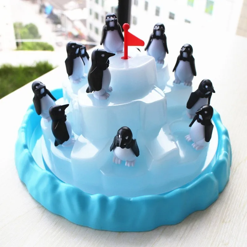 Iceberg Stacked Penguin Balanced toys Board Game Puzzle Toys Early Education Gathering party game props birthday gift for kids