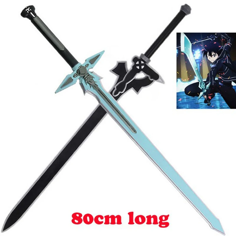 1:1 Sword Art Online Dark Repulser Kirito Kirigaya Sword Kirigaya Kazuto cosplay prop Yuuki Asuna black sword cosplay prop tool