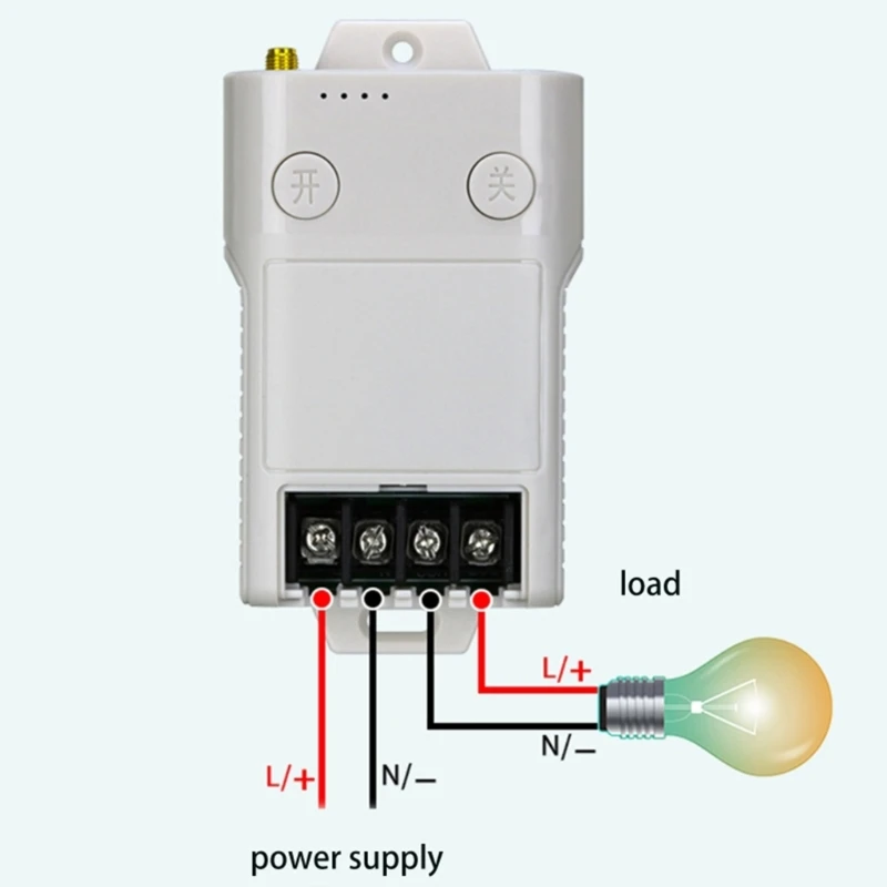 3000M Long Distance 12V-48V RF Wireless Remote Control Switch System Transmitter Receiver 315/433MHz For Water Pump K1KF