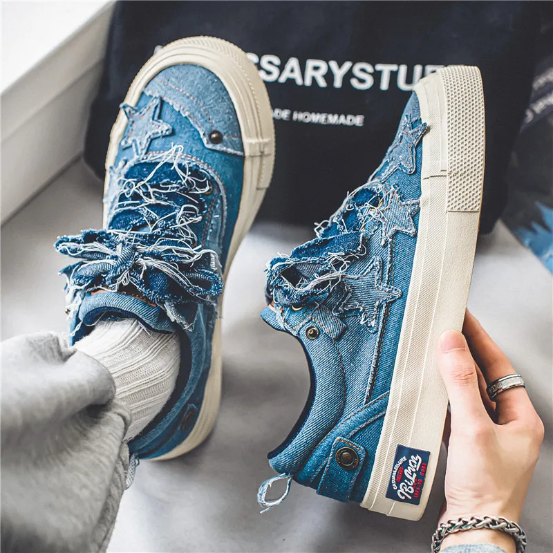 

​ 2025 Модные мужские туфли для скейтбординга — крутой уличный стиль, американский дизайн в стиле ретро, толстая подошва, повседневные и многофункциональные