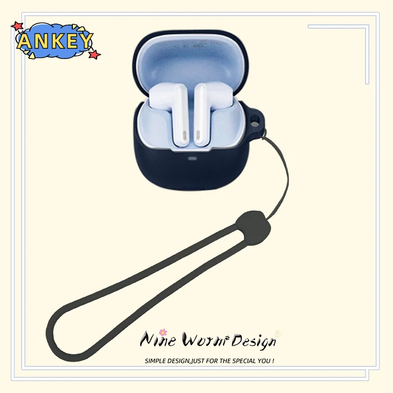 

Для Baseus Bowie M3 чехол для наушников защитный чехол против падения мягкие силиконовые беспроводные Bluetooth наушники для переноски