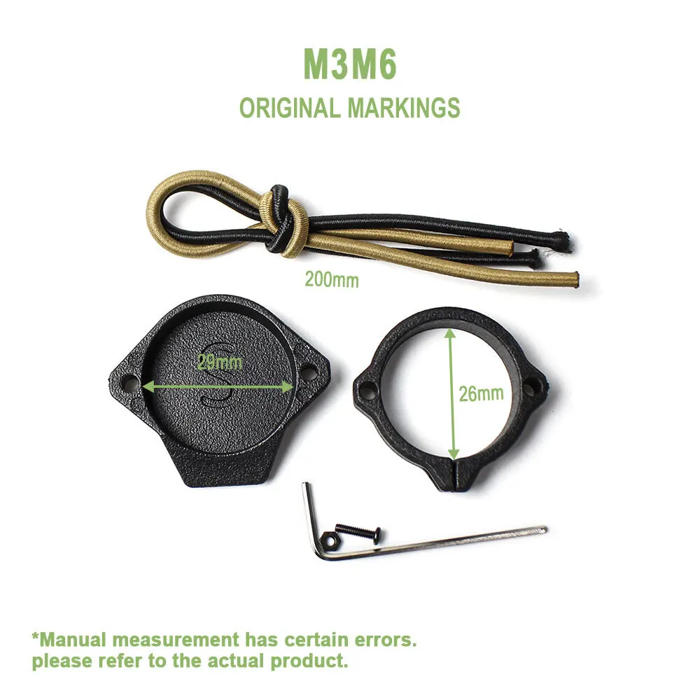 Osłona taktyczna na latarkę SOTAC-GEAR, nylonowa nakładka ochronna na latarkę do broni, pasuje do M300, M600, M952V, M951, Modlite Scout Light.