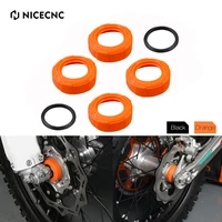 NICECNC para KTM EXC 300 EXC-F 350 SX 125 SX-F 450 XC-W XC XCF 2016-2023 Husqvarna GasGas tapa de protección de cojinete de rueda delantera trasera