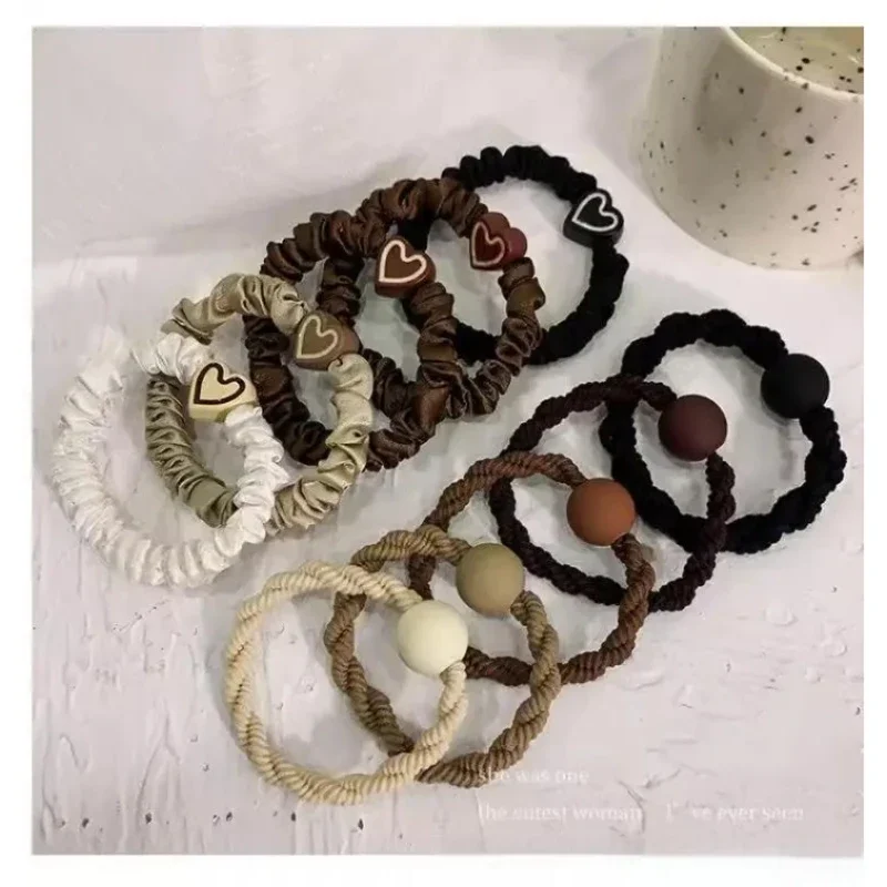 ربطات شعر أنيقة، ربطات شعر للفتيات، إكسسوارات شعر عالية المرونة، متينة للنساء، ربطة شعر أنيقة وبسيطة، مثالية لذيل الحصان