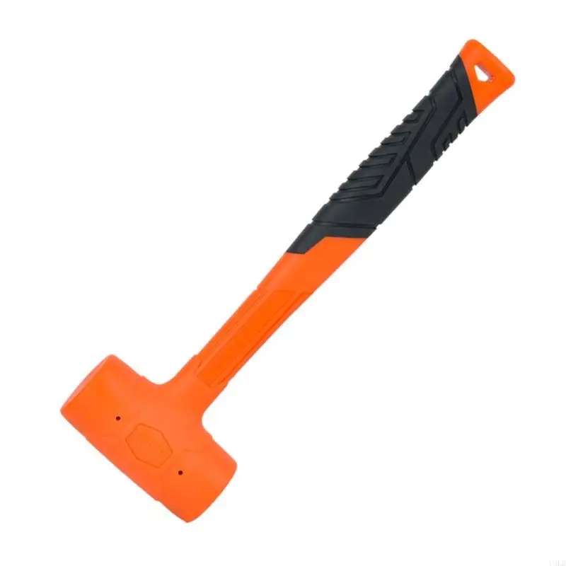 

Double Headed Rubber Hammer Nonslip Handle Hand DIY Tool Installation Hammer U4LB