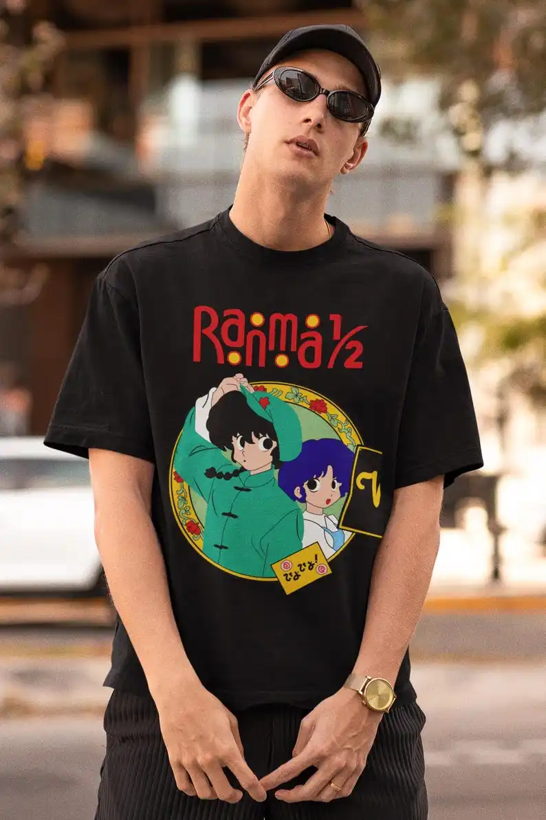 Legendary Martial Lovers Anime Unisex T-Shirt - Retro Manga Japanese Apparel, Otaku Gift, Classic Romantic Battle Clothing, Epic