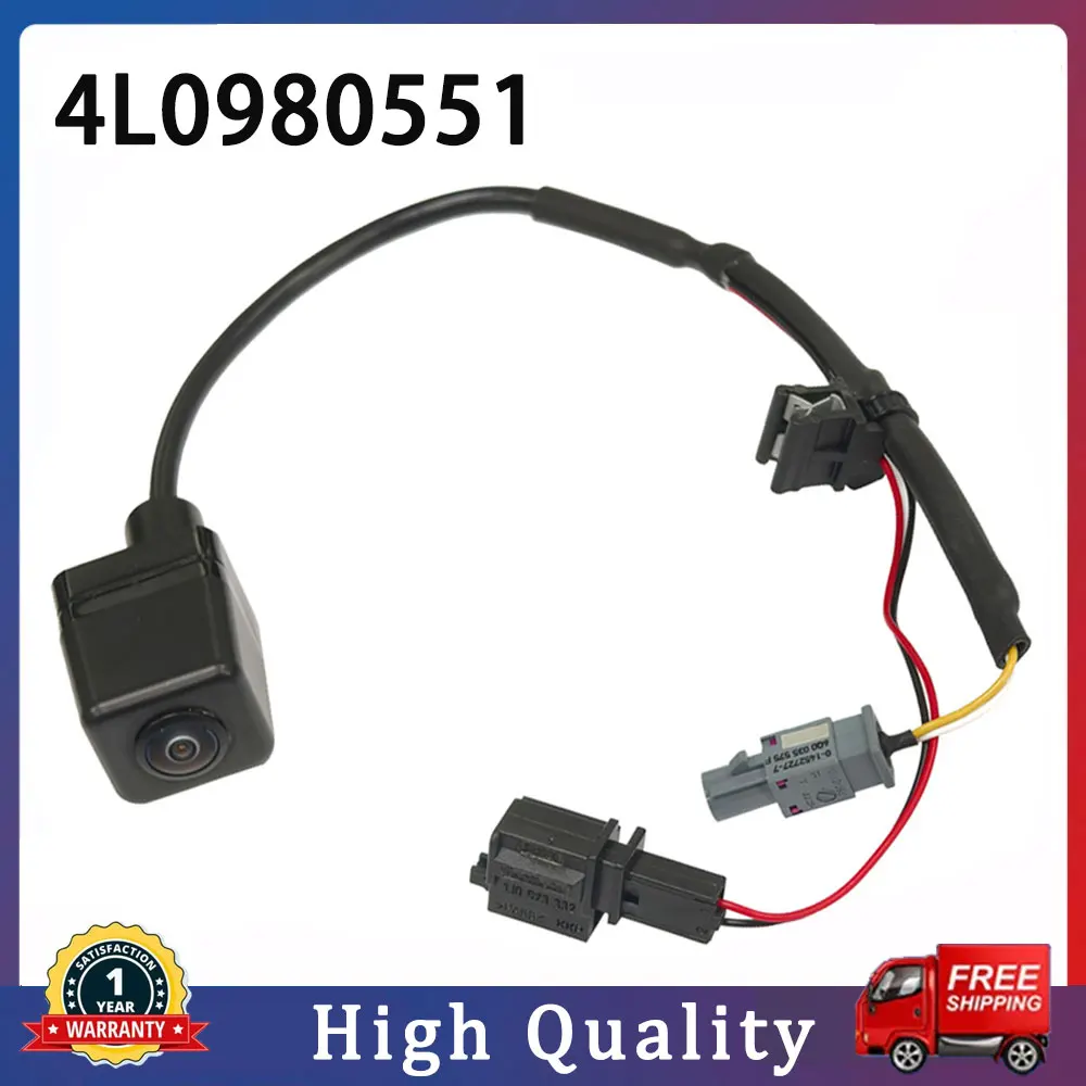 Car Trunk Handle Back Up Rear View Reversing Camera for-Audi Q7 A6 C6 A8 D3 4L0980551B 4L0980551D 4L0 980 551 4L0980551