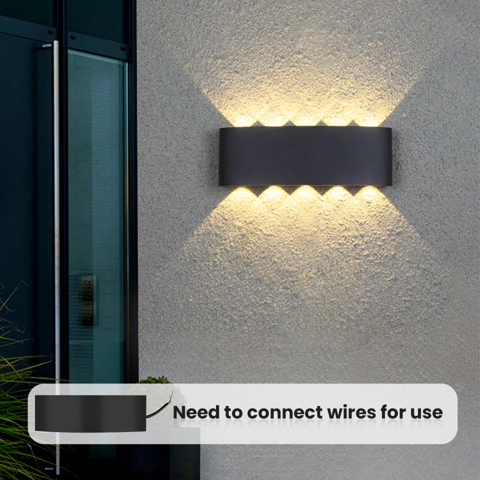 

10W LED Wall Light High Brightness Waterproof IP66 for Indoor Outdoor Corridor Garden Decorative Lighting AC85-265V