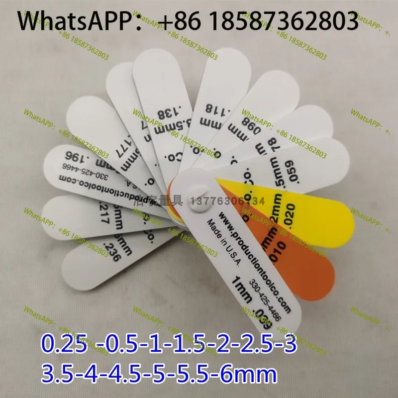 GOODSUPER plastic surface difference clearance ruler, surface difference 0-10 clearance 1-13mm model 37371