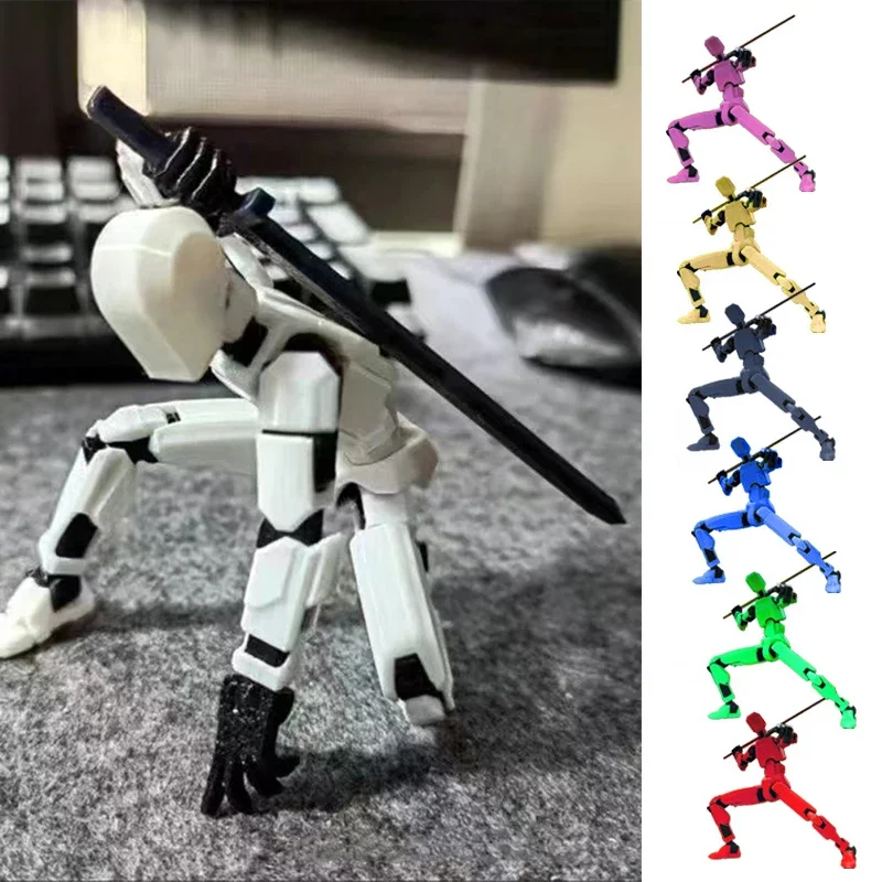 Multi-Jointed Movable Robot 3.0 Toy 3d Printed Mannequin Anime Figure PVC Model Doll Collectible Toys Kids Christmas Decora Gift