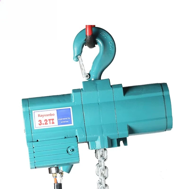 New Design Air Conditioning Hoist 8 Ton 12 Ton 20 Ton Lifting Equipment Pneumatic Chain Hoist for Retail Hotels 3m Lifting