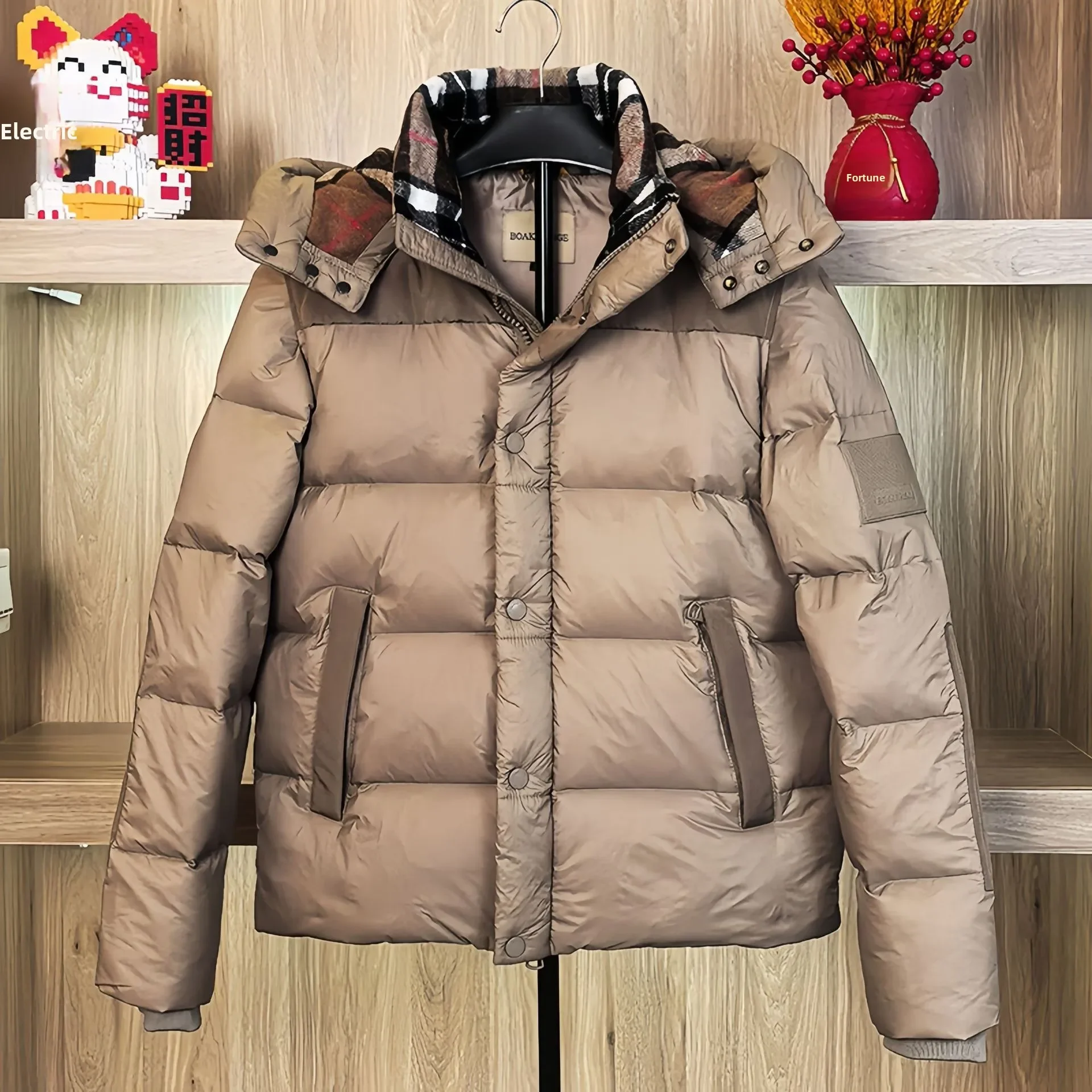 

Мужской утепленный зимний пуховик больших размеров, модное теплое уличное пальто с капюшоном, дышащая водонепроницаемая ветрозащитная верхняя одежда