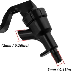 Piquenique preto Torneira De Cerveja Partido Torneira Para Homebrew Barril Projecto de Cerveja Dispensação, Torneira De Cerveja, Dispensador vinho 12 principais vendas coluna cerveja - №4