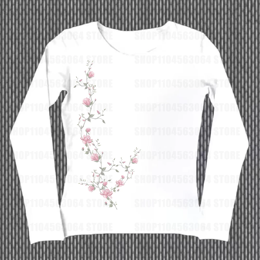 Retro girl Graphics Long-sleeve Tees Gothic Sweet Printing Long-sleeve T-shirt Aesthetic Fairy Long-sleeve Top Harajuku Tops 90s