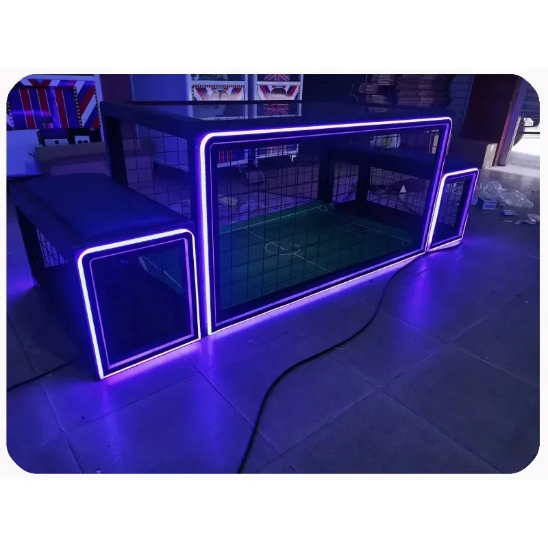 لعبة كرة القدم على الطاولة، طاولة رياضية مزدوجة تحت الطاولة، آلة كرة القدم التفاعلية #5