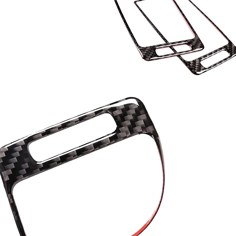 لهوندا CRV 2007 2008 2009 2010 2011 سيارة ألياف الكربون لوحة القيادة الجانب تكييف الهواء منفذ الهواء تنفيس غطاء الكسوة #3