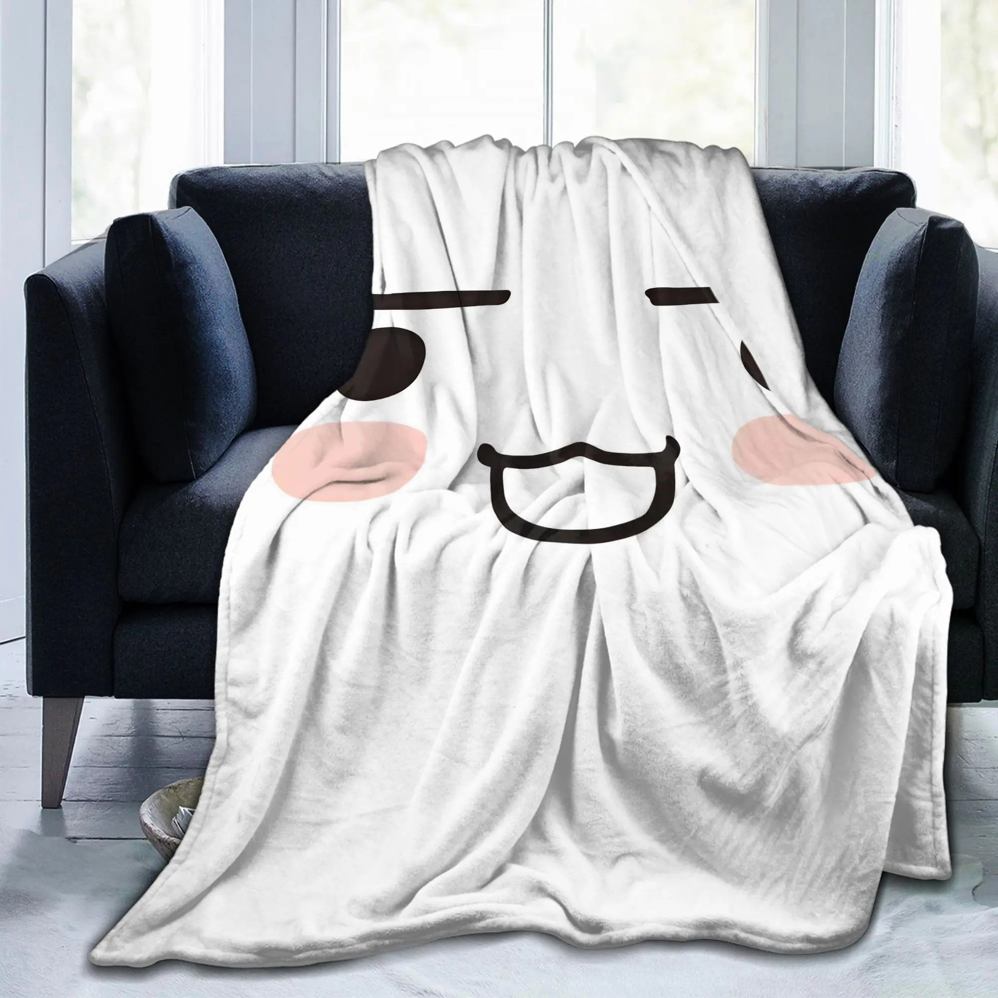 Toro Inoue Cat Blanket Fleece Cute Cartoon Super Warm Throw Blanket for Bedding Couch Bed Rug