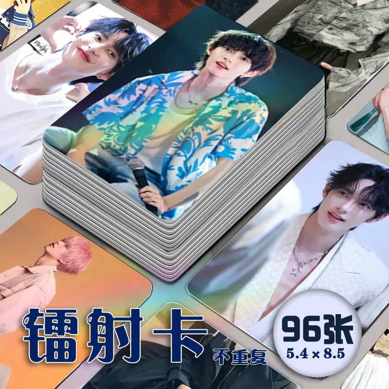 96pcs Poohpavel Pavel Pooh HD Poster Photo Thai TV  Photo Laser Card Lomo 3 Inch Card Postcard ornament Xmas Gift