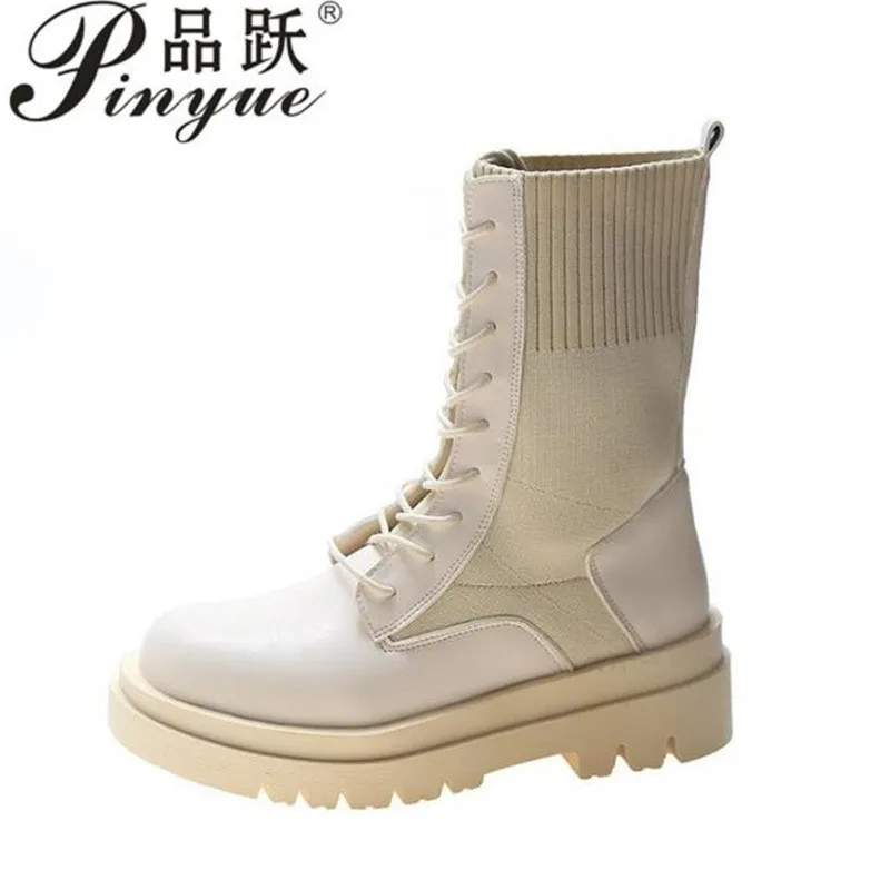 

Размер 35–40, женские ботильоны, осенние мотоциклетные ботинки, ботильоны на толстом каблуке, женские модные ботинки без шнуровки с круглым носком