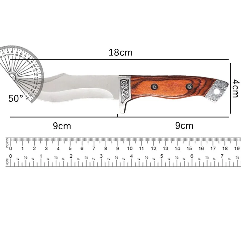 Straight knife fruit knife multi-function knife tactical knife camping knife home high hardness sharp knife