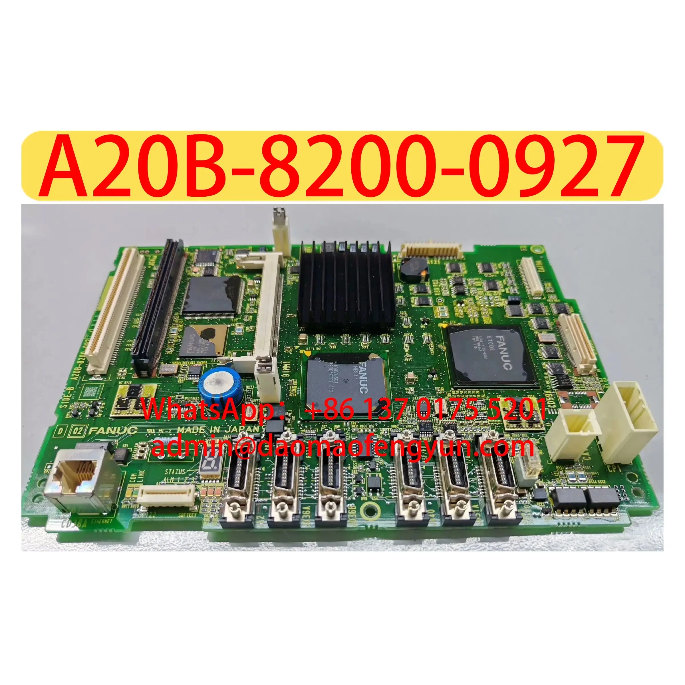 

A20B-8200-0927 Совершенно новая системная материнская плата, оригинальная, быстрая доставка, в наличии.