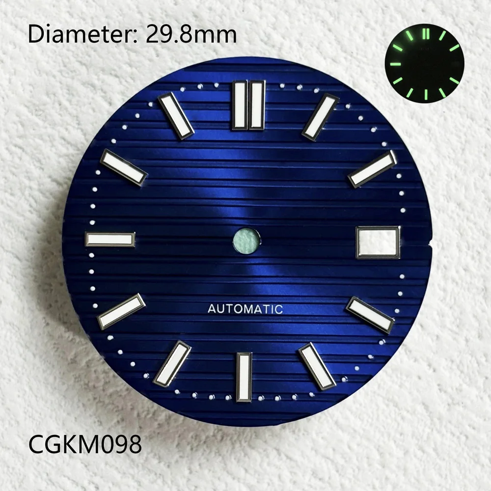 29.8mm Sterile Dial Customized Logo Pattern Customized Dial Logo Watch NH Dial Movement Dial Customized Exquisite Pattern