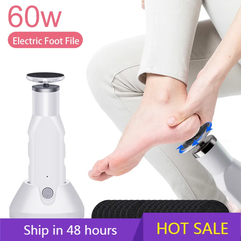 

YTYIN Professional Foot Care Pedicure File Electric Foot Grinder Polisher Callus Remover Feet Electric Callus Trimmer