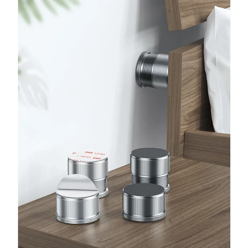 2Pcs Adjustable Multi-function Anti-vibration Legs  Furniture Legs AccessoriesBed Risers Aluminum Alloy Heavy Duty Protectors