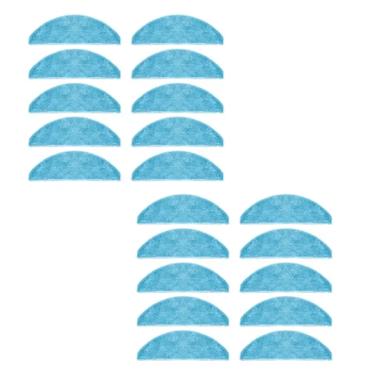 

TFORU-20PCS Mop Pads For Conga 7490 Immortal Series / 8290 Immortal Series Robot Vacuum Replacement Mop Pads