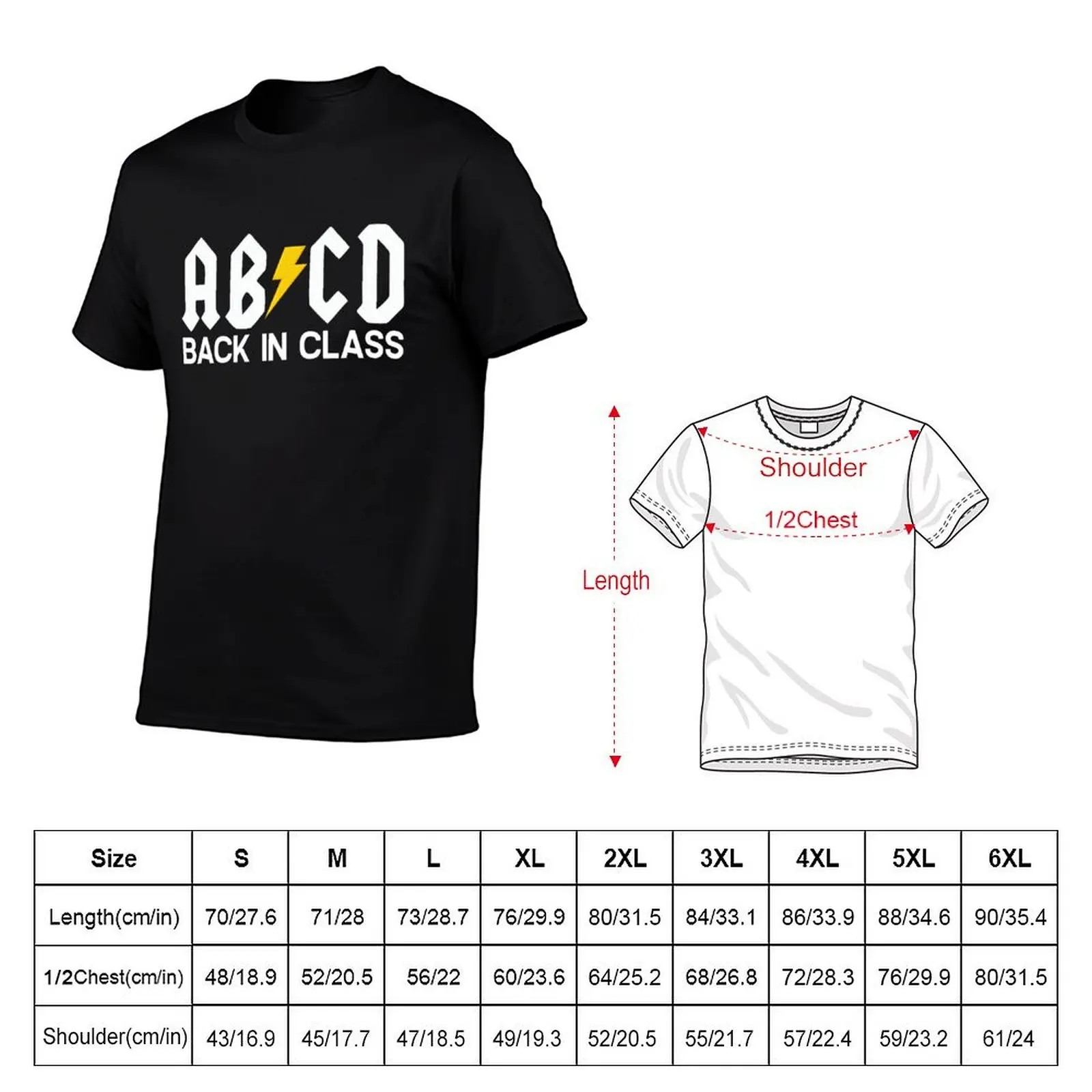 ABCD Back In Class Leopard Back To School T-Shirt vintage anime shirt hippie clothes graphic shirts t shirts men