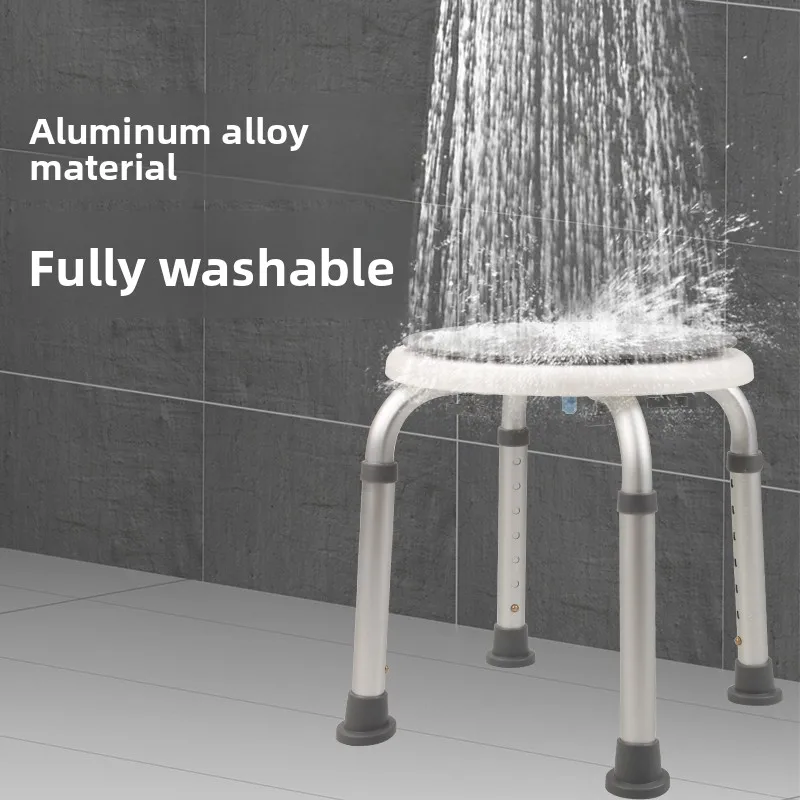 

‌360° Rotating Bath Seat for Heavy Adults up to 500lbs Weight - Waterproof Non-Slip Shower Stool for Pregnant Women