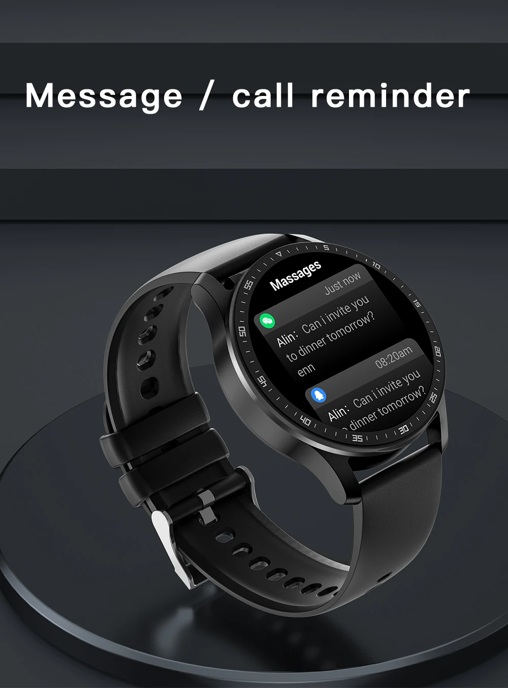 سماعة رأس ساعة ذكية ، لاسلكية ، بلوتوث ، سماعة رأس مزدوجة ، صحة المكالمات ، ضغط الدم ، الرياضة ، الموسيقى ، TWS ، 2 في 1