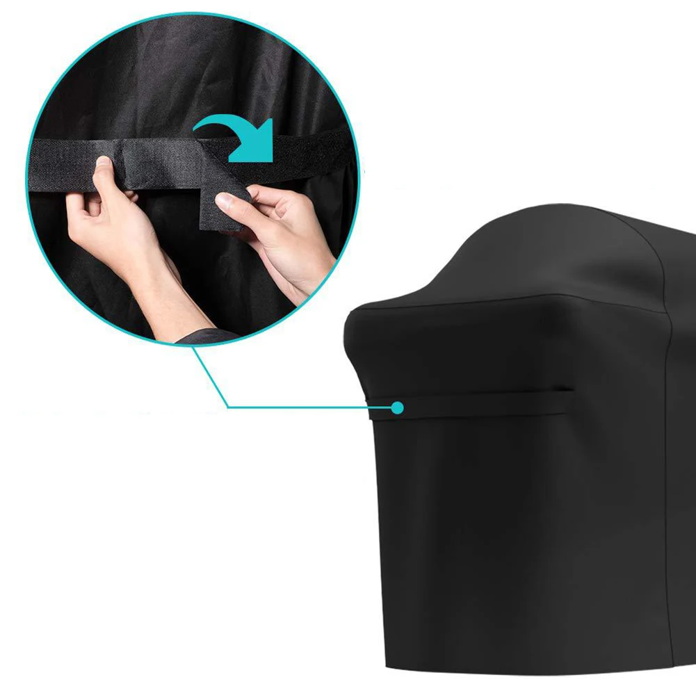 

600D Oxford Cloth Grill Cover for Outdoor Grilling Waterproof and Dust Proof with Secure Fit for All Weather Conditions