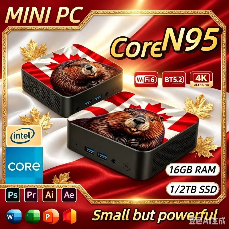Mini Pc Windows - Mini PC Ultra Portátil com Bandeira