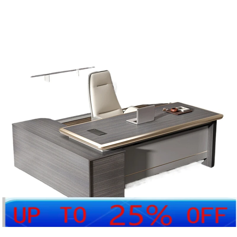 LTT simple modern supervisor manager table office furniture table and chair combination single table