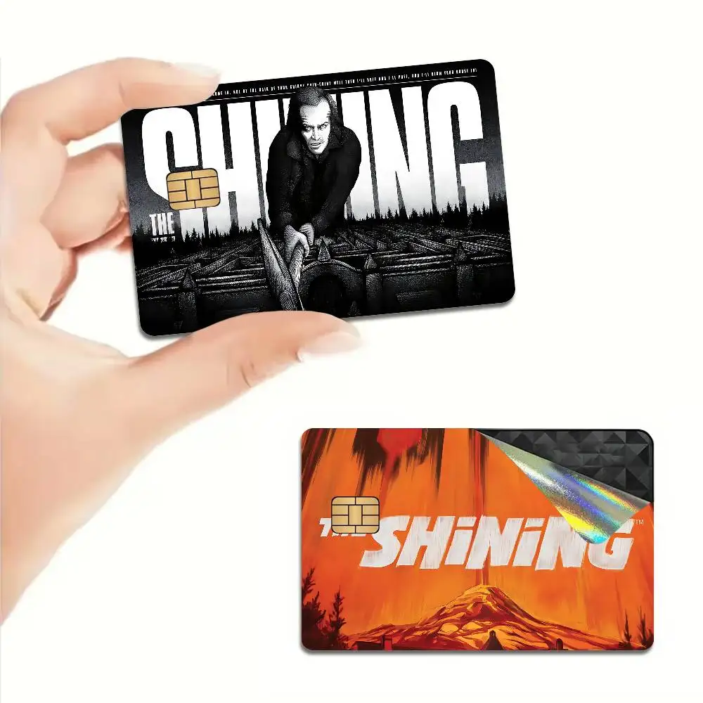 Movie The Shining 2024 Anime Cartoon Skin Stickers Film Tape Case for Big Credit Debit Card Front Side