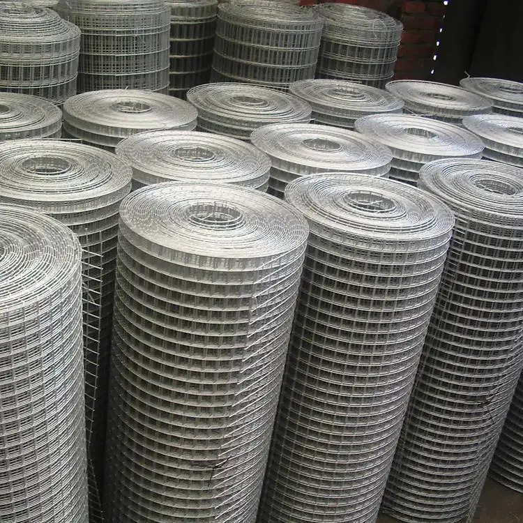 Imagem -04 - Galvanizado Wire Mesh Soldado para Rabbit Cage Prata